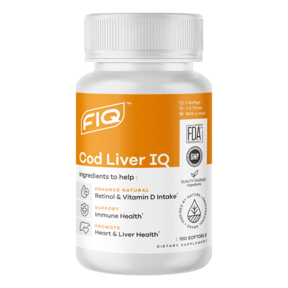 Morley's Cod Liver IQ Capsules - REAL Vitamin A & D