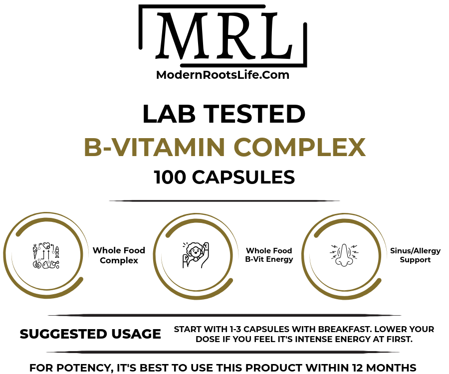 B-Vitamin Complex From Whole Foods - Full Spectrum B-Vitamin Complex