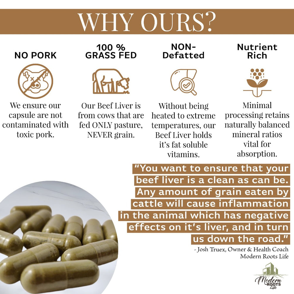 
                  
                    MRL - Lab Tested 100% Grass Fed Argentinian Beef Liver Capsules AND Powder
                  
                