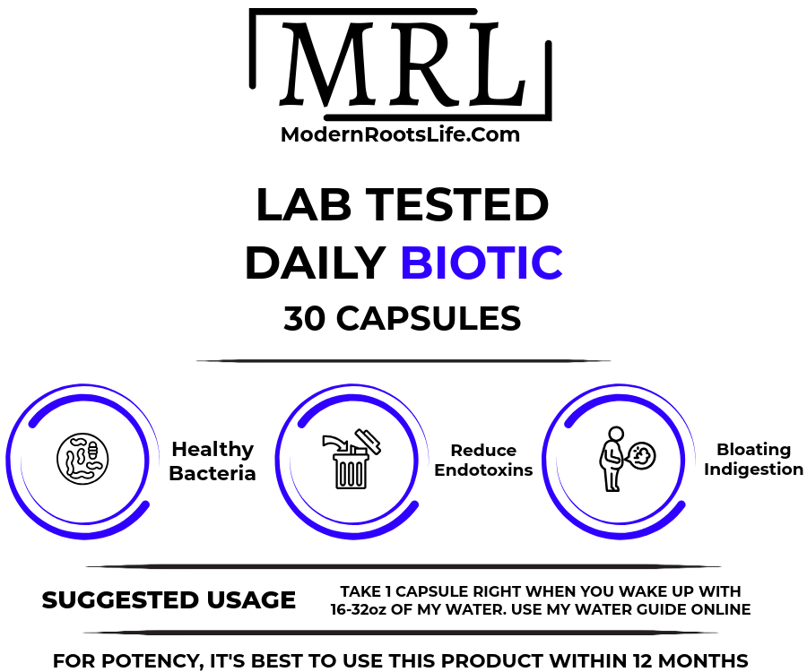 Daily Biotic Capsules - Daily Pre and Pro Biotic - Endotoxin Support