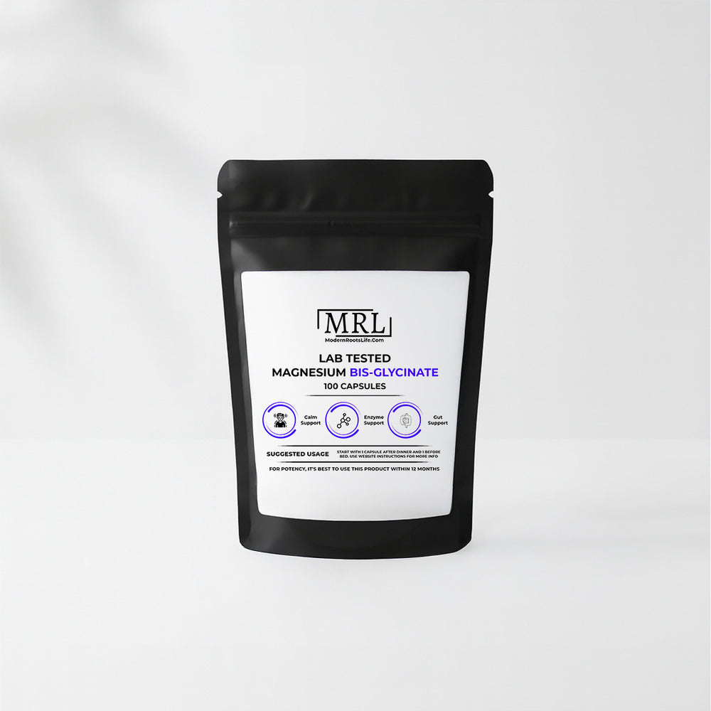 
                  
                    Magnesium Bis-Glycinate - For Calming and Sleep - Lab Tested and Pure
                  
                