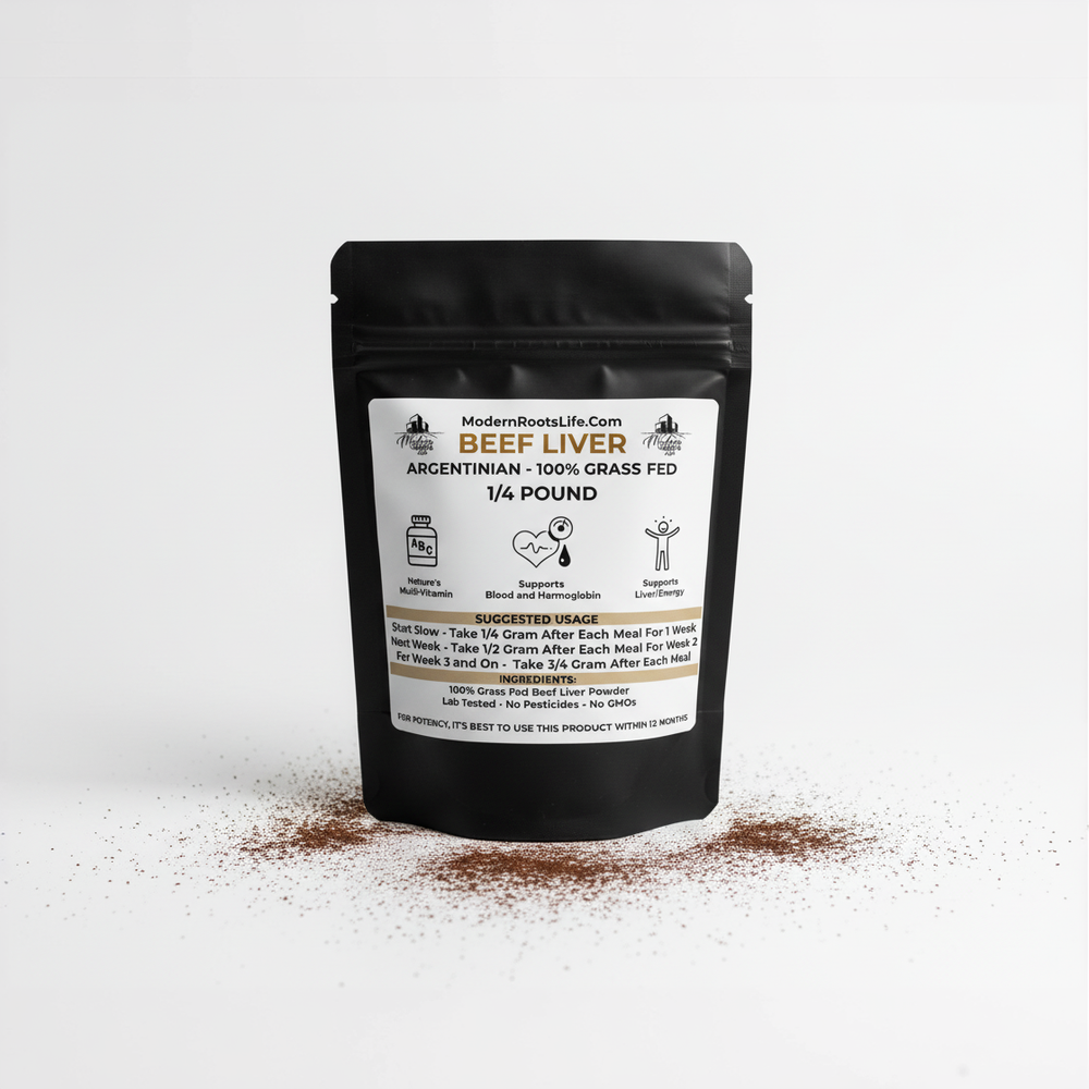 100% Grass Fed Argentinian Beef Liver Capsules AND Powder - Lab Tested and Pure