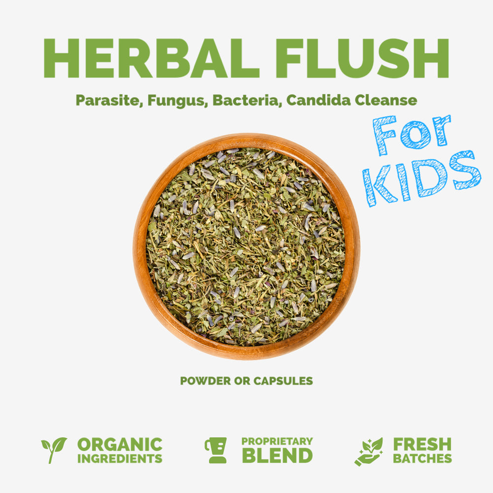Herbal Flush for KIDS! - Quarterly Detox for Parasites, Metals and Toxins