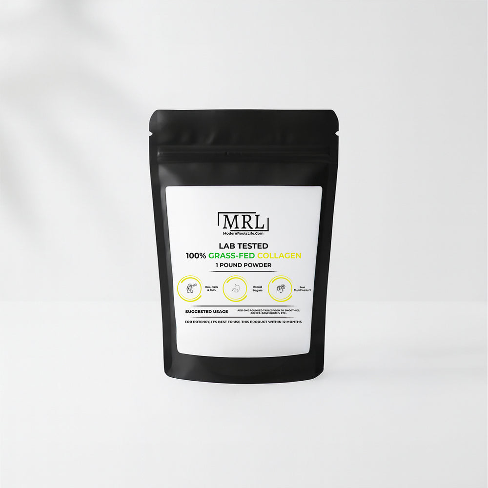 100% Grass Fed Collagen Peptide Protein Powder - Support for Gut, Skin, Eyes and Nails