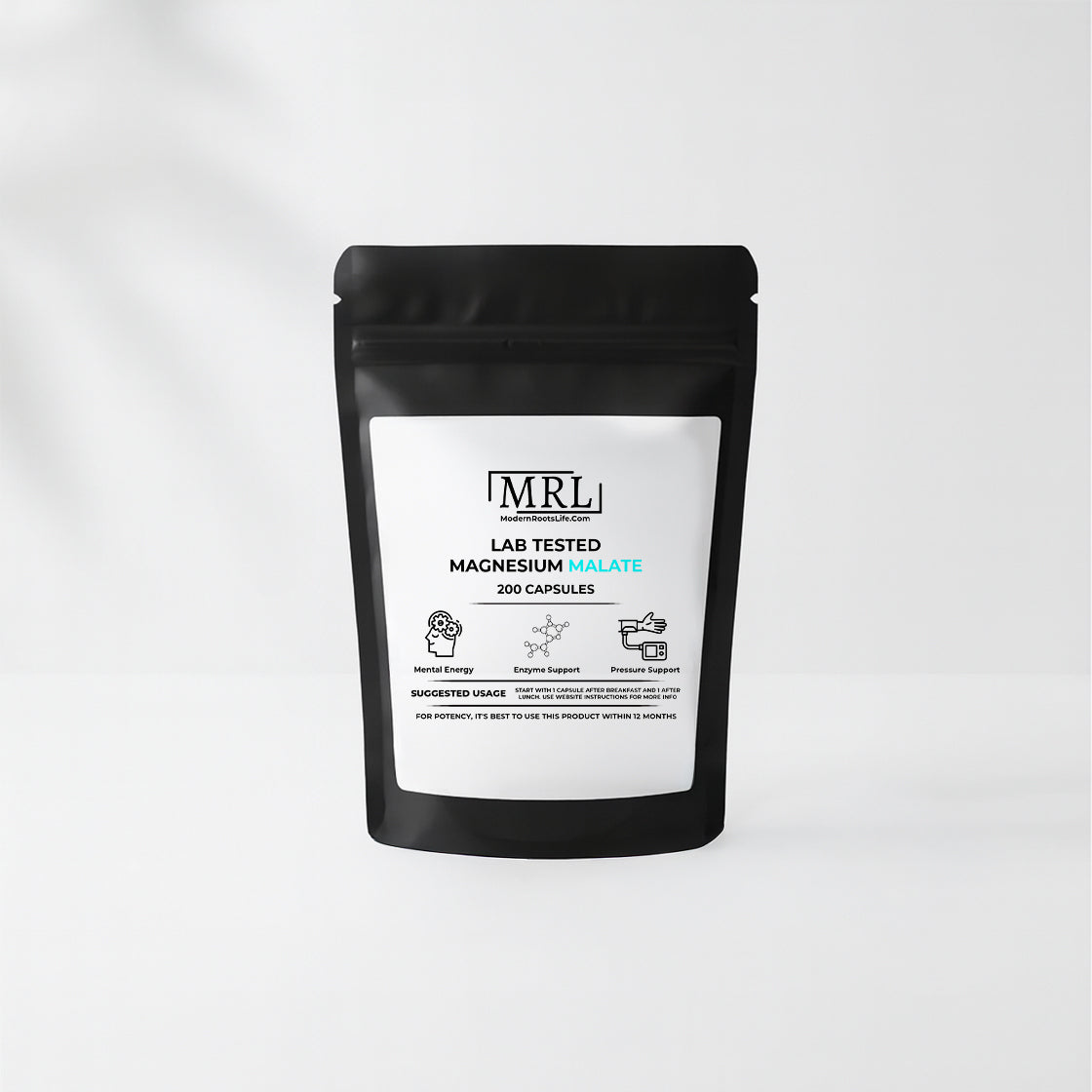 
                  
                    Magnesium Malate - Daytime Energy For Your Brain - Lab Tested and Pure
                  
                