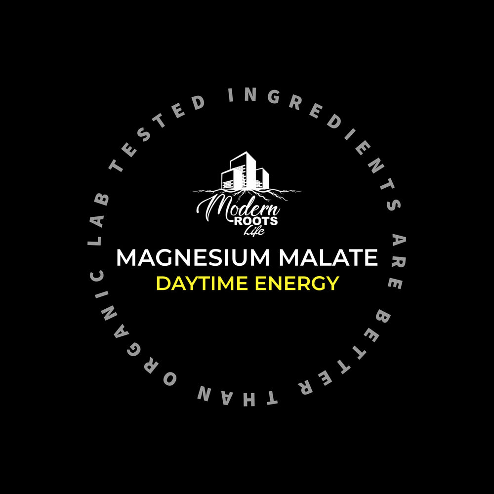 Magnesium Malate - Daytime Energy For Your Brain - Lab Tested and Pure
