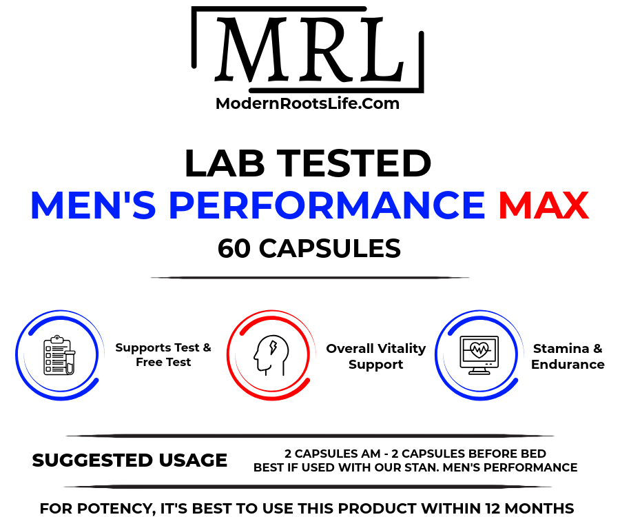 
                  
                    Men’s Performance MAX & Testosterone Wellness – Lab Tested
                  
                