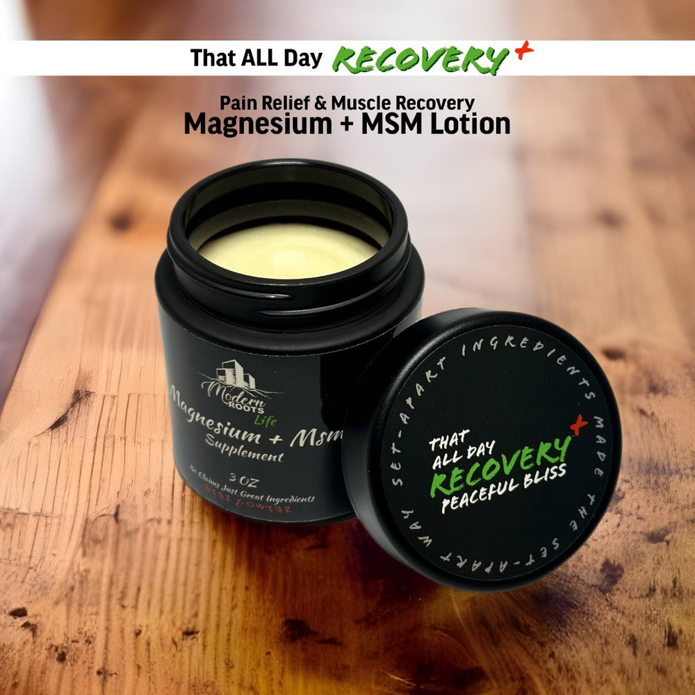 New Roots Msm Magnesium/MSM Lotions – Modern Roots Life